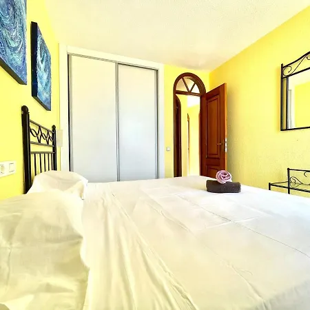 Oceano Y Sol, Bonito Apartamento En Tenerife Sur Con Wifi Gratis En Zonas Comunes, Playa Lägenhet Costa Adeje (Tenerife)